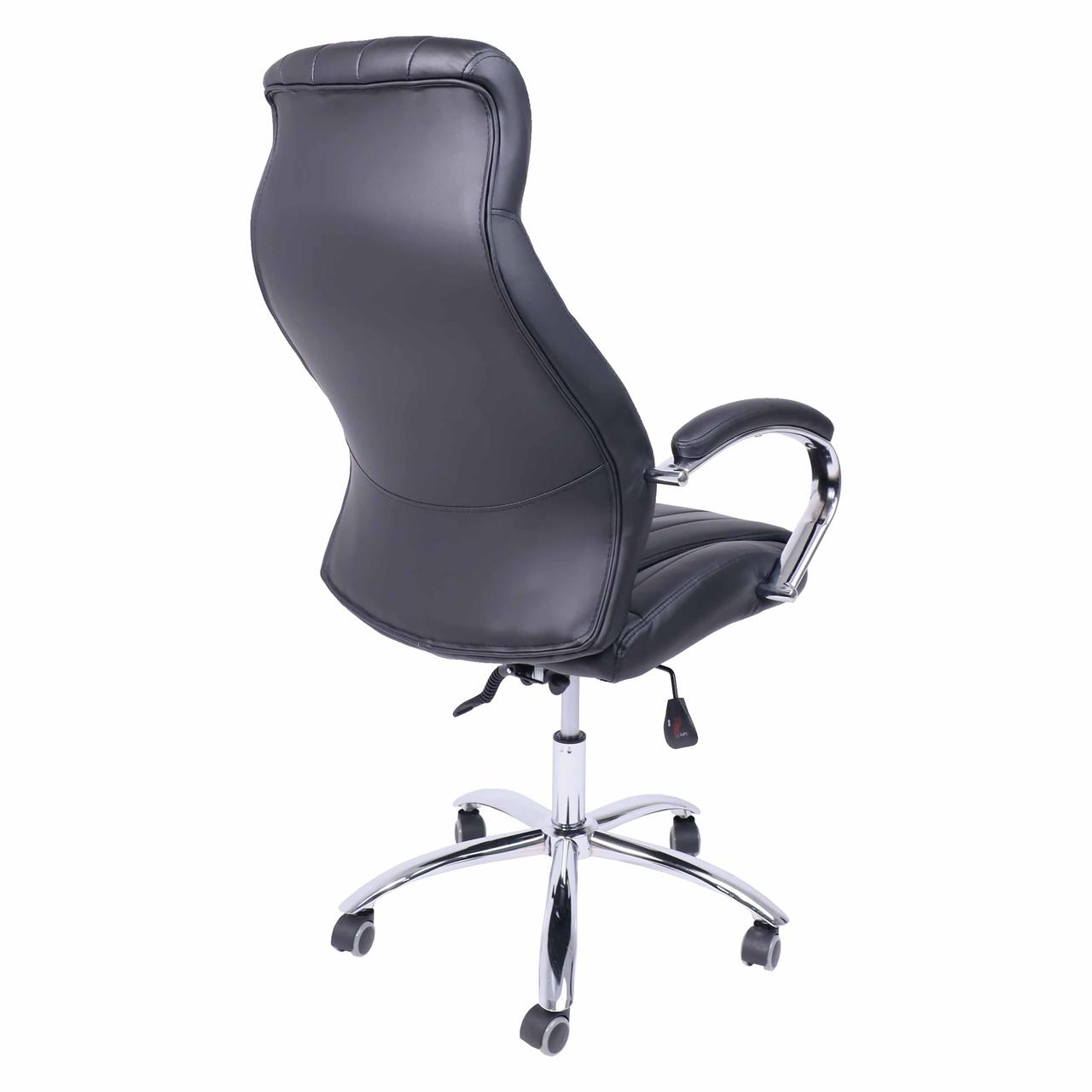 Кресло поворотное MASTIF, натуральная кожа, черный - фото 4 - id-p209905842