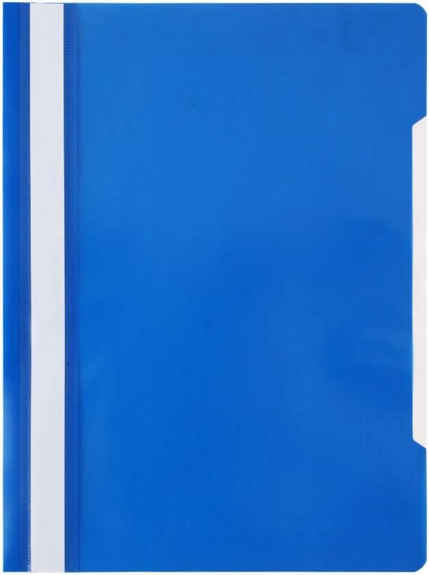 Папка-скоросшиватель пластиковая А4 «Бюрократ» Economy толщина пластика 0,10 мм, синяя - фото 3 - id-p209909510