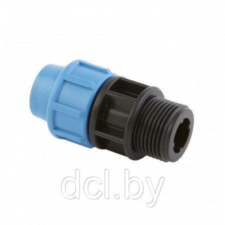 Муфта компрессионная 20 х 3/4" НР Unidelta