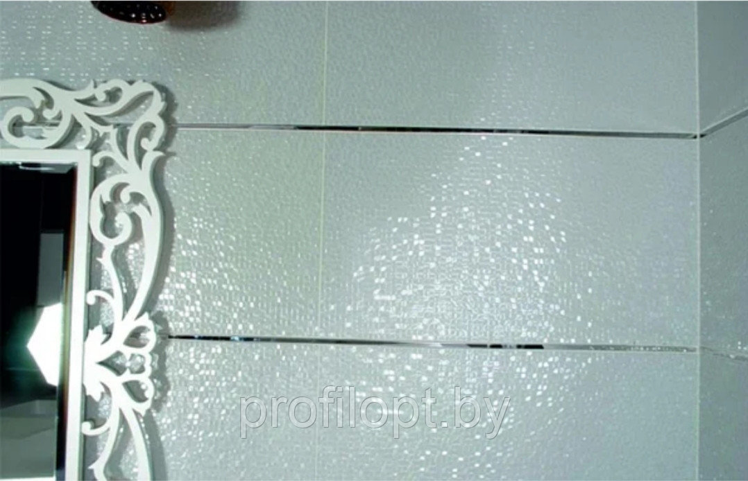 Фриз для плитки из нержавеющей стали шириной 10 мм., глубиной 5 мм. полированный, 270 см - фото 3 - id-p209919246
