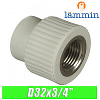 Муфта с внутренней резьбой d32x3/4" Lammin