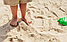 Песок для засыпки спортивных и детских площадок чистый белый мытый мелкий как речной, мешок ~ 25 кг, фото 4