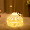 Увлажнитель (аромадиффузор) воздуха "Птичка" Onion Humidifier с функцией ночника 300 ml, фото 8