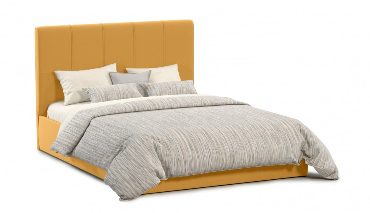 Мягкая кровать Джессика 160 Amigo yellow (подъемник) - фото 1 - id-p209920407