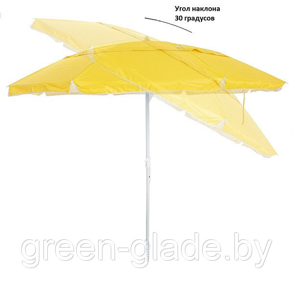 Зонт Green Glade 1282 желтый - фото 7 - id-p209920489