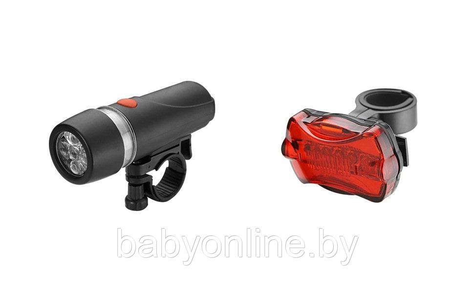 Комплект фонарей для велосипеда передний / задний JY-808-11+JY-004T