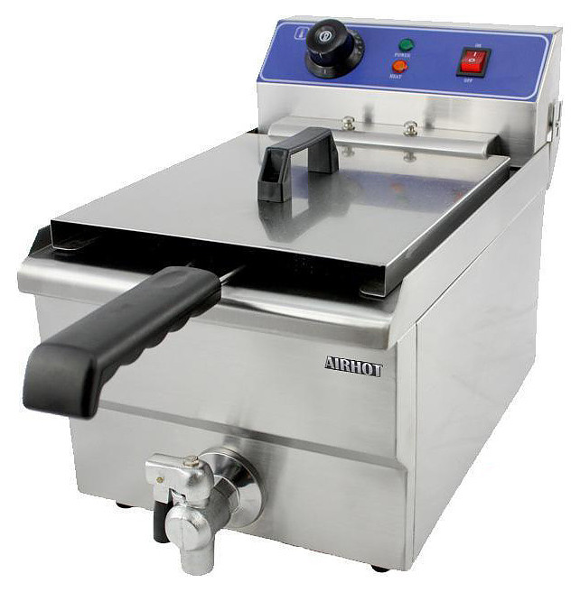 Фритюрница AIRHOT EF16T с краном