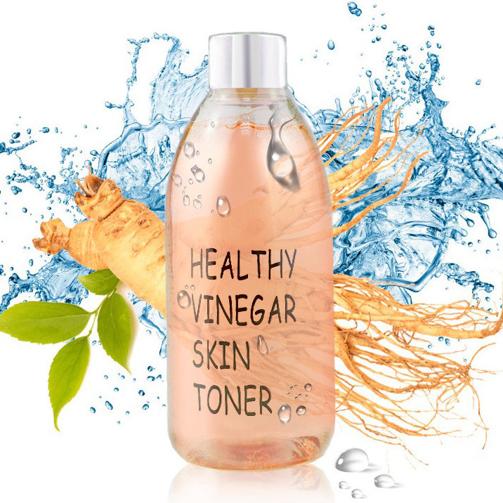 Тонер для лица КРАСНЫЙ ЖЕНЬШЕНЬ Healthy vinegar skin toner (Red ginseng) REAL SKIN