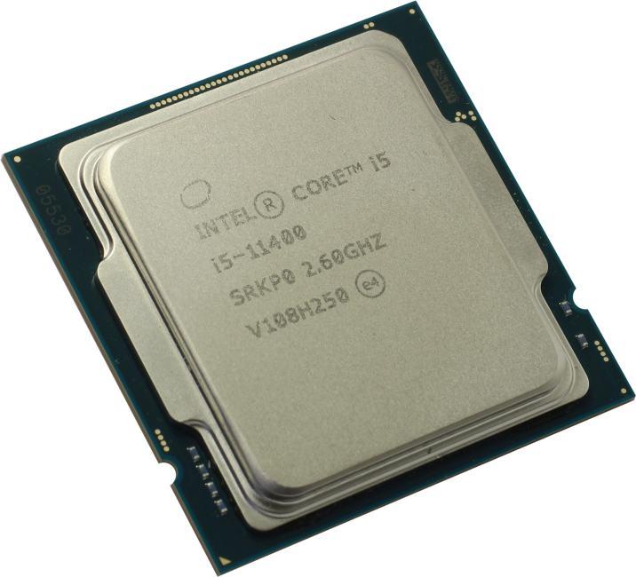 CPU Intel Core i5-11400 2.6 GHz/6core/SVGA UHD Graphics 730/3+12Mb/65W/8 GT/s LGA1200 - фото 1 - id-p209920986