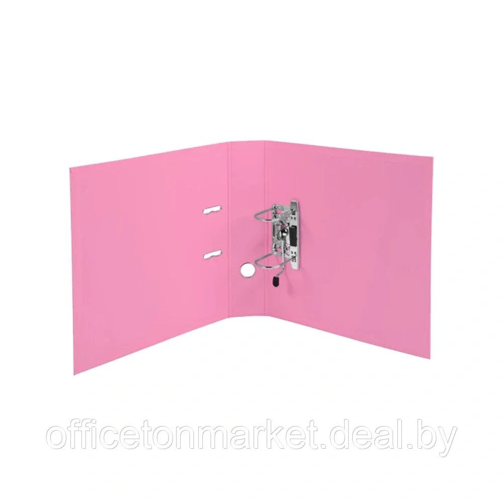 Папка-регистратор, A4, 70 мм, ПВХ, розовый - фото 3 - id-p137119449