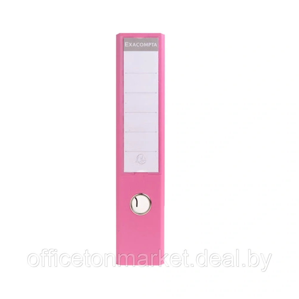 Папка-регистратор, A4, 70 мм, ПВХ, розовый - фото 4 - id-p137119449