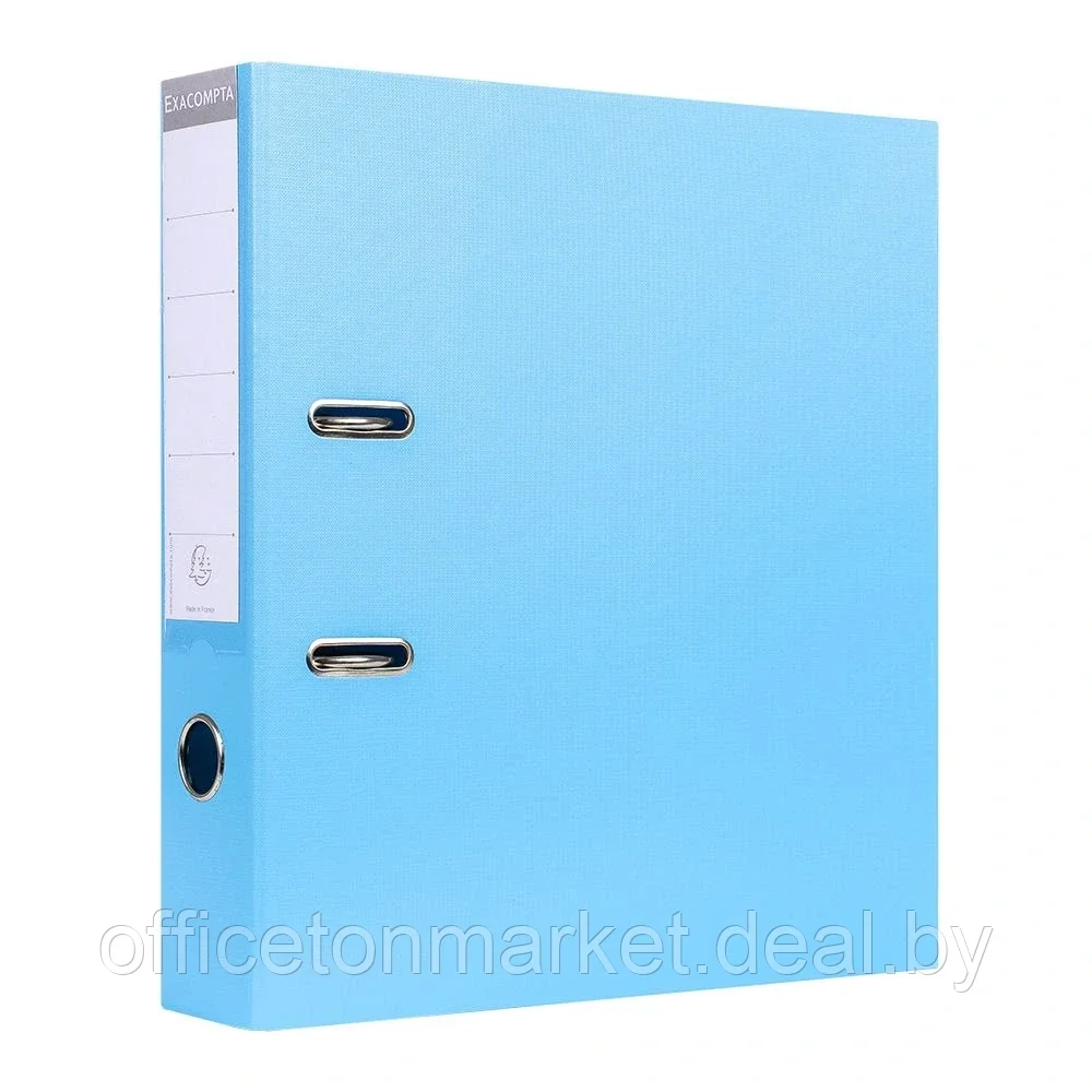 Папка-регистратор, A4, 70 мм, ПВХ, голубой - фото 1 - id-p137119452