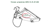 Пластина ИСРК-12.01.07.007 к кормораздатчику ИСРК-12 "Хозяин"