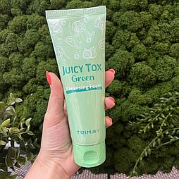 Пенка для умывания Trimay Juicy Tox Green Cleansing Foam 120 мл