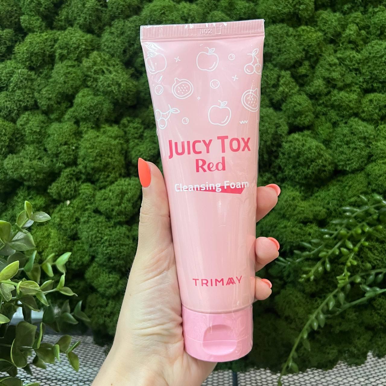 Пенка для умывания Trimay Juicy Tox Red Cleansing Foam 120 мл