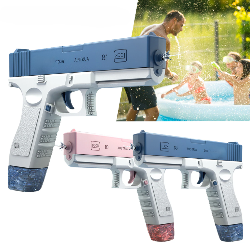 Водяной пистолет GLOCK WATER GUN (2 обоймы, USB аккумулятор) - фото 8 - id-p209923593