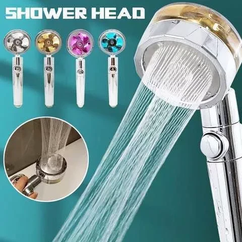 Насадка - лейка для душа с вентилятором Turbocharged Water Saving Shower SV 0615 (голубой) - фото 9 - id-p178797087