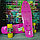 Скейтборд Пенни Борд (Penny Board) однотонный, матовые колеса 2 дюйма (цвет микс), до 60 кг., фото 5