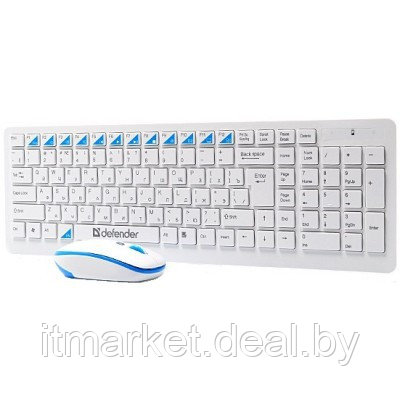 Клавиатура+ мышь Defender Skyline 895 Nano White Wireless - фото 1 - id-p209923615