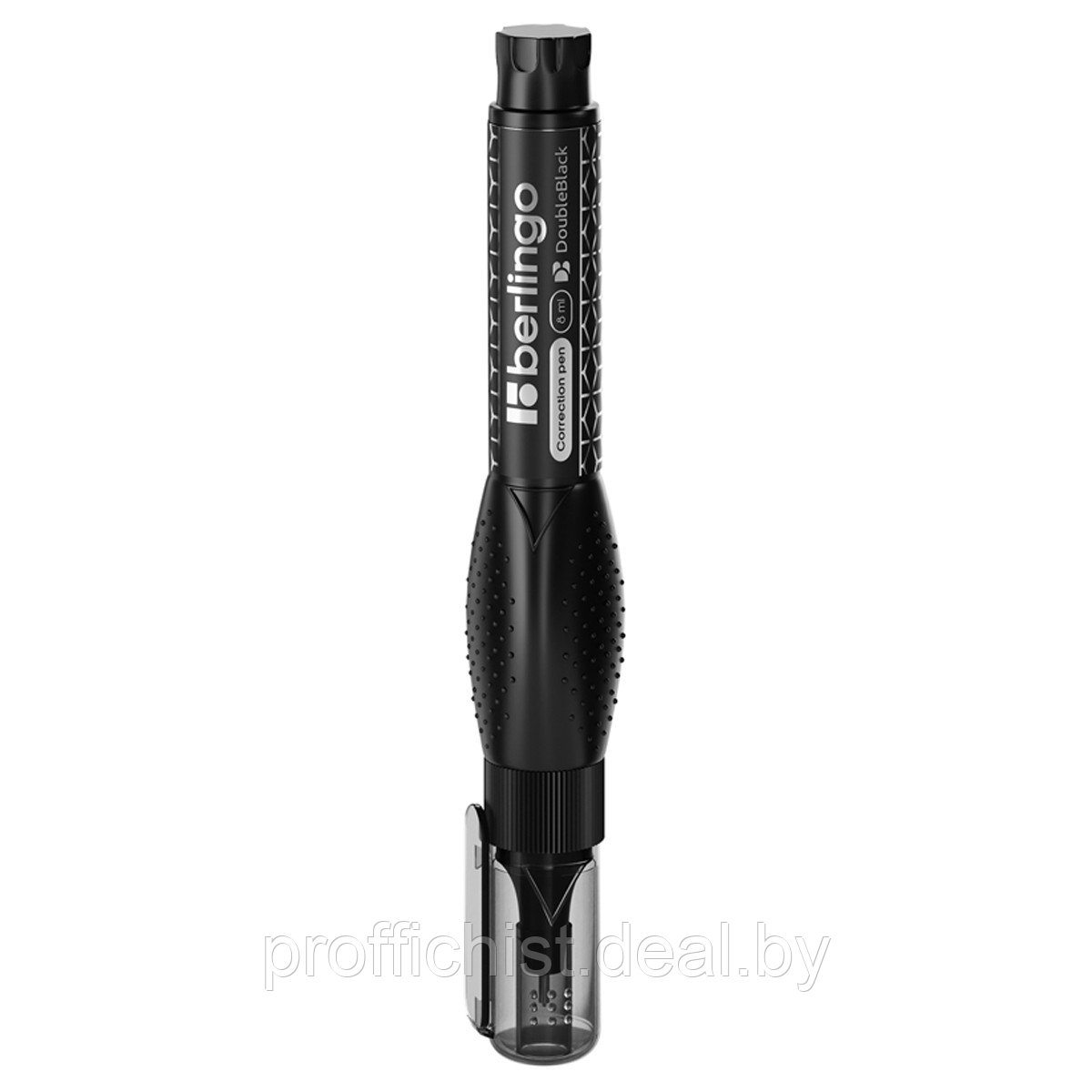 Корректирующий карандаш Berlingo "Double Black", 08мл, металлический наконечник ЦЕНА БЕЗ НДС - фото 2 - id-p209925062