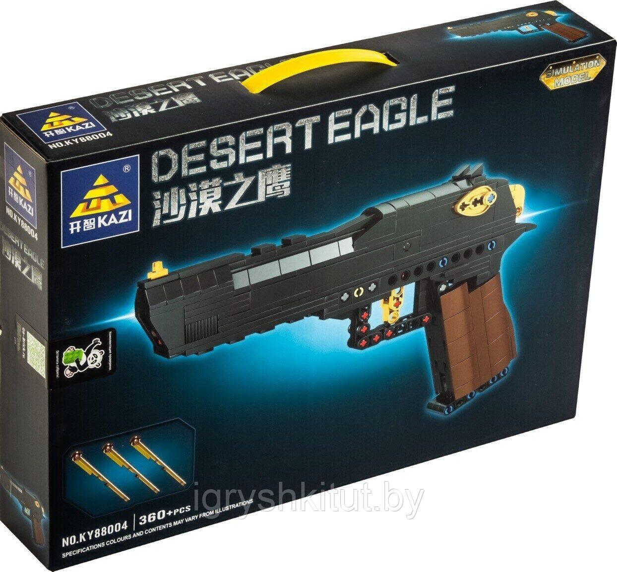 Конструктор "Пистолет Desert Eagle", 360 деталей, стреляет - фото 1 - id-p209925383