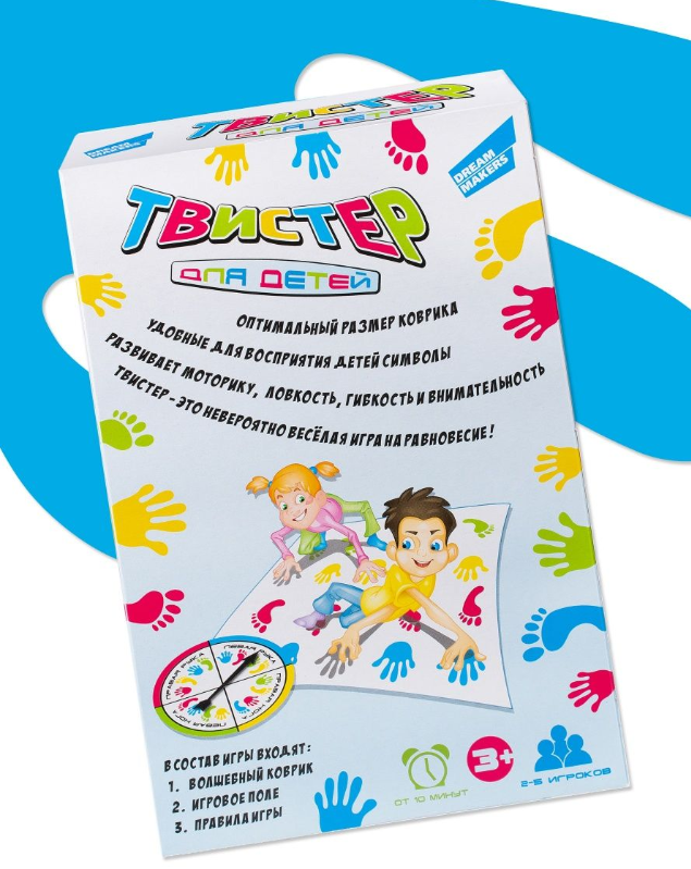 Игра детская комнатная Твистер / Напольная игра для детей Twister - фото 9 - id-p209926072