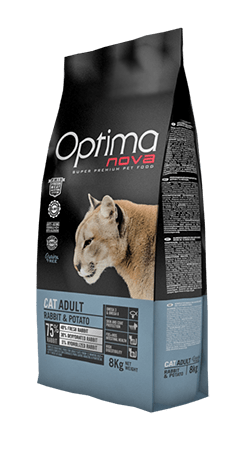 Optima Nova Cat Adult (кролик и картофель), 8 кг - фото 1 - id-p209926626