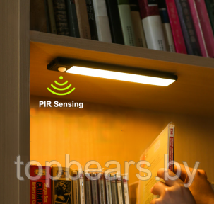 Беспроводная лампа с датчиком движения USB Led Cabinet Sensor Light 40 см. - фото 1 - id-p209927301
