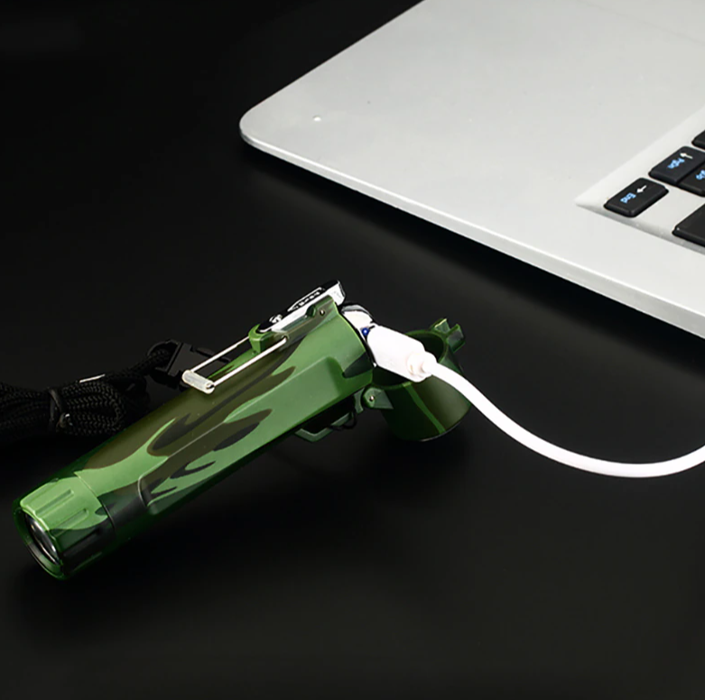 Походная электроннаяводонепроницаемая дуговаязажигалка - фонарикс USB зарядкойLIGHTER (3 режима работы) / - фото 4 - id-p209927985