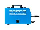 Полуавтомат сварочный Solaris MIG-206 (230В, MIG/FLUX/MMA, встроенная горелка 2 м, смена полярности), фото 6