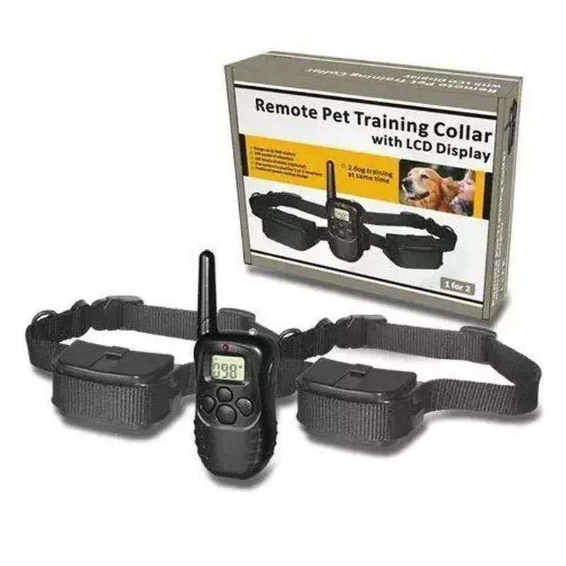 Электроошейник для дрессировки и контроля собак Remote Pet Dog Training Collar with LCD Display (998D) - фото 1 - id-p209935288