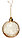 Шар елочный «Феникс-Презент» (пластик) диаметр 6 см, золотистый, фото 2