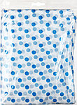 Дождевик-плащ полиэтиленовый Komfi  единый размер, белый с синим