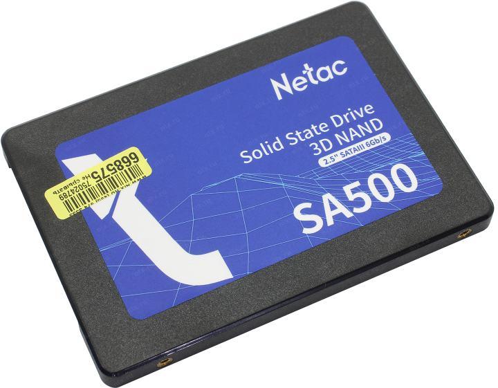SSD 256 Gb SATA 6Gb/s Netac SA500 NT01SA500-256-S3X 2.5" - фото 1 - id-p209935660