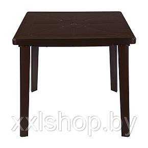 Стол квадратный (800*800*710)мм, шоколадный, фото 2