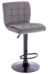 Стул Поворотный РИЧИ блэк, стулья Cooper Black ткань бирюзовый, серый, терракотовый.