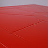 Стол квадратный (800*800*710)мм, красный, фото 2