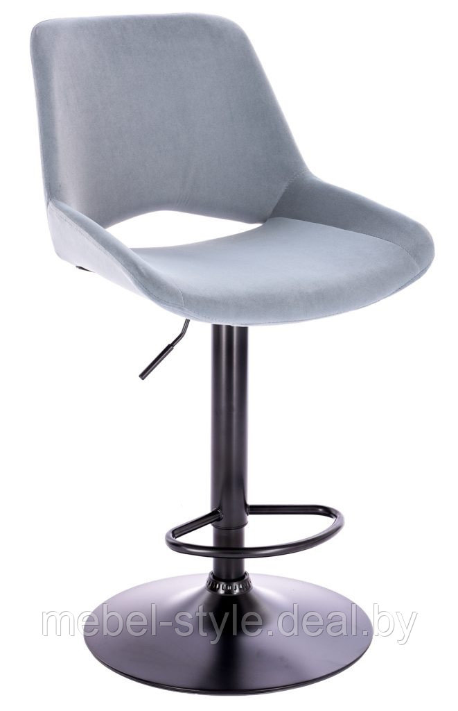 Стул высокий ФЛЭШ черный, стулья Flash Black ткань бирюзовый, серый, коричневый. - фото 3 - id-p209936434