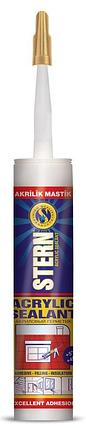 Герметик акриловый Stern N501-S белый 310 мл, фото 2