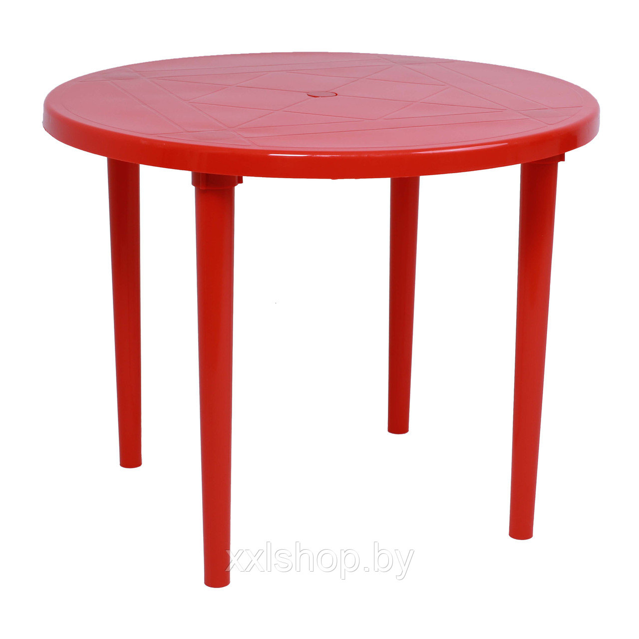 Стол круглый 900мм, красный - фото 1 - id-p209940121