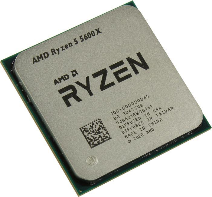 CPU AMD Ryzen 5 5600X (100-000000065/604) 3.7 GHz/6core/3+32Mb/65W Socket AM4 - фото 1 - id-p209947100