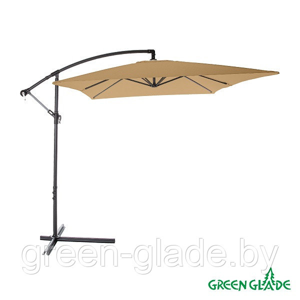 Зонт садовый Green Glade 6403 Светло-коричневый - фото 1 - id-p118421491