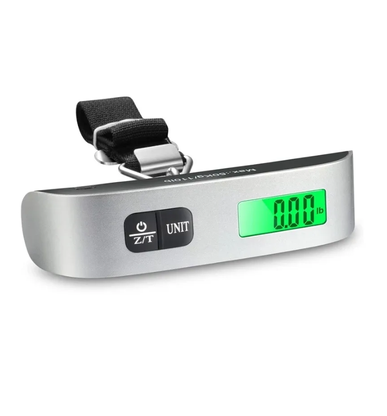 Портативные электронные весы (Безмен) Electronic Luggage Scale до 50 кг LED-дисплей - фото 4 - id-p209973488