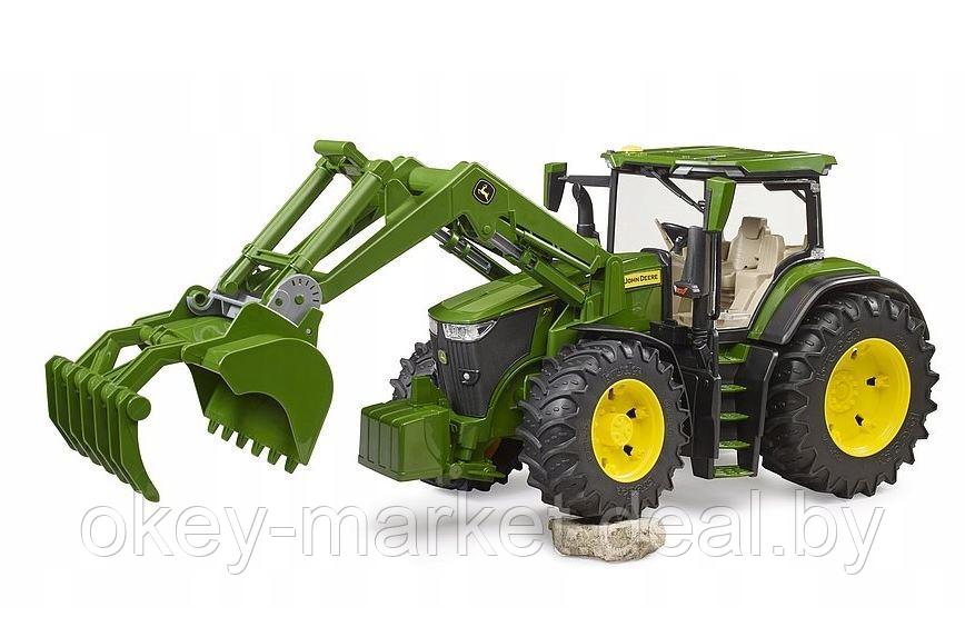 Игрушка Bruder трактор John Deere 7R 350 с погрузчиком 03151 - фото 4 - id-p209971809