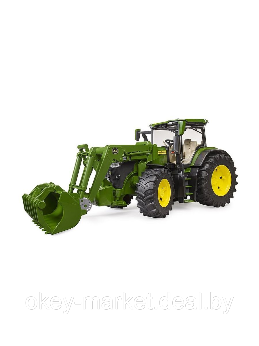 Игрушка Bruder трактор John Deere 7R 350 с погрузчиком 03151 - фото 6 - id-p209971809