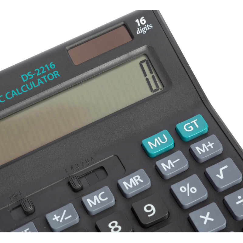 Калькулятор настольный Attache Economy 16 разр., черный, арт.974207 - фото 2 - id-p209986718