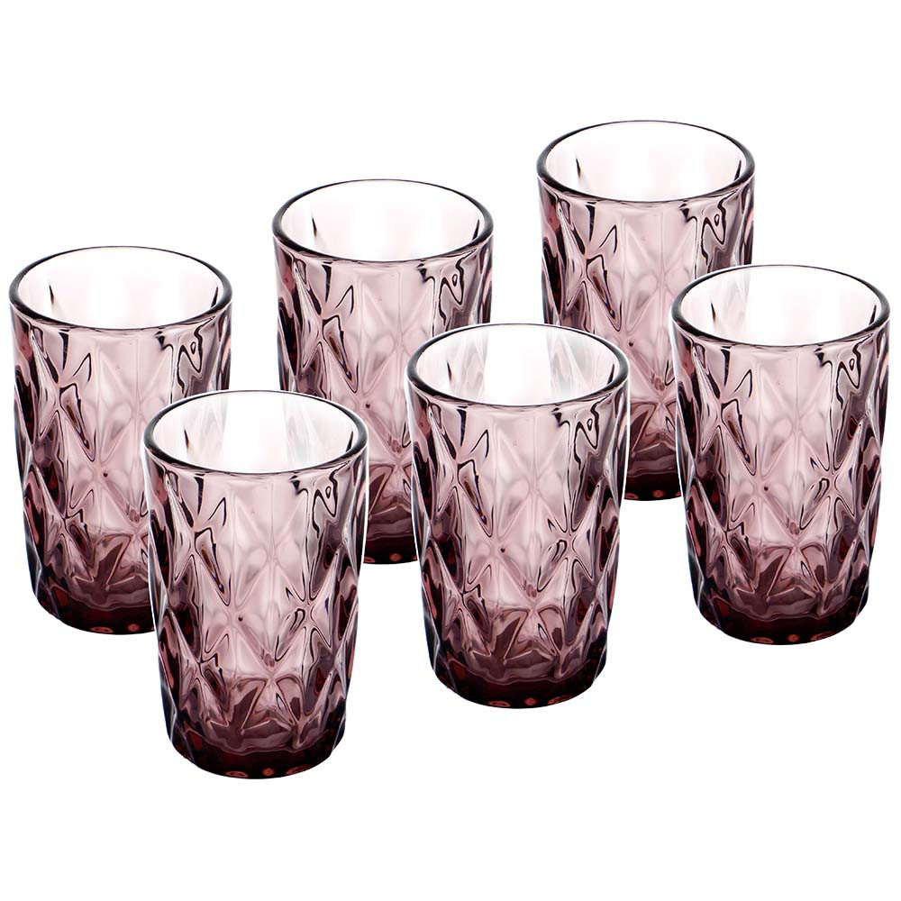 Набор стаканов цветное стекло BACKMAN BM-0407 390 мл - фото 1 - id-p209989365