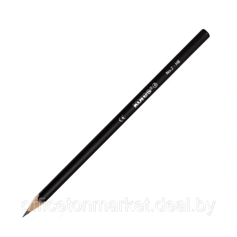 Карандаш простой "Grafitos", HB, без ластика, черный - фото 1 - id-p201450655