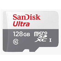 Карта SanDisk Ultra microSDHC/microSDXC UHS-I 128GB