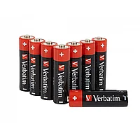 Батарейки алкалиновые Verbatim "AA/LR6", 8 шт, щелочные